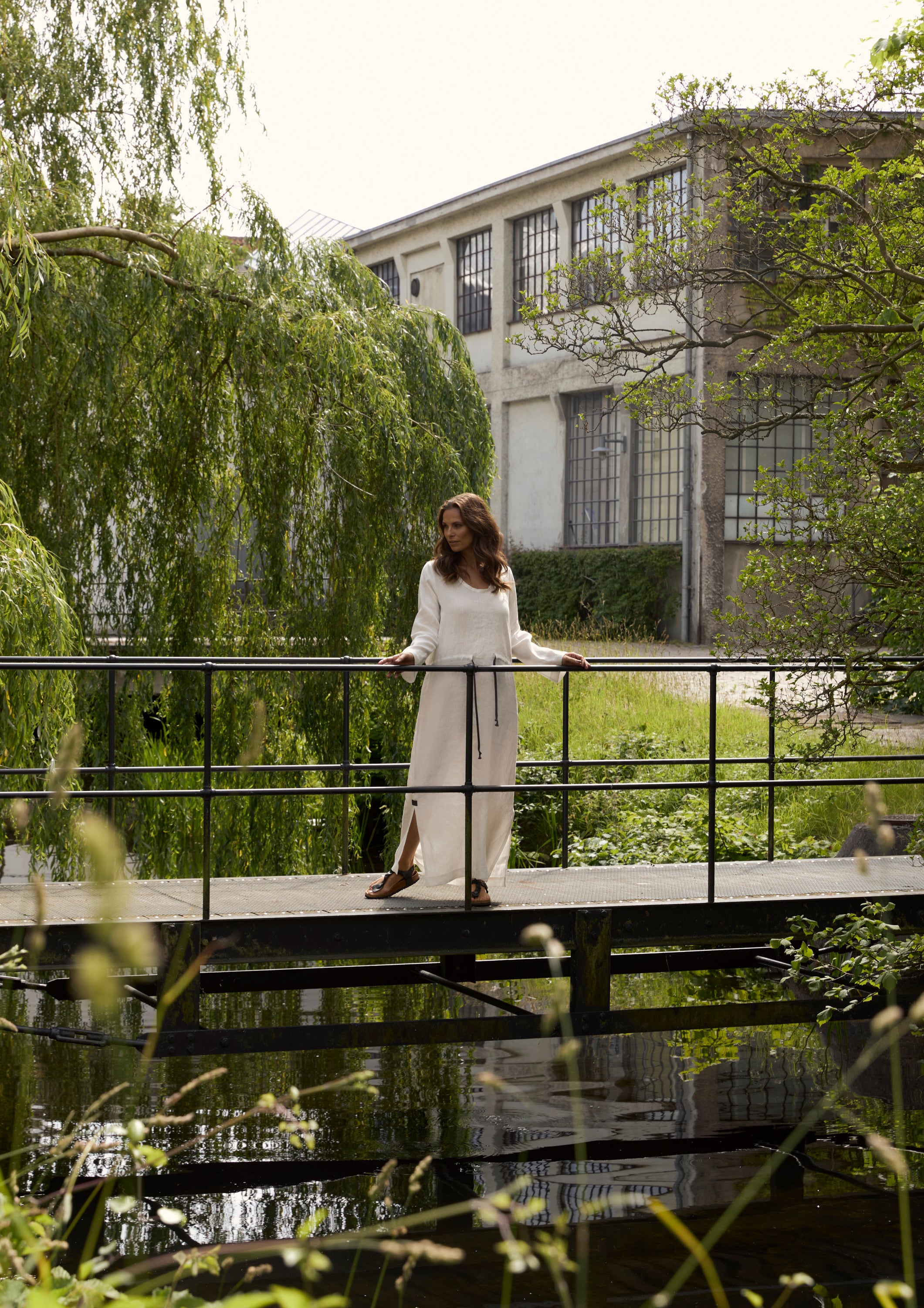 HENRIETTE STEFFENSEN COPENHAGEN MAXI KJOLE - 83004 KJOLER IVORY 888