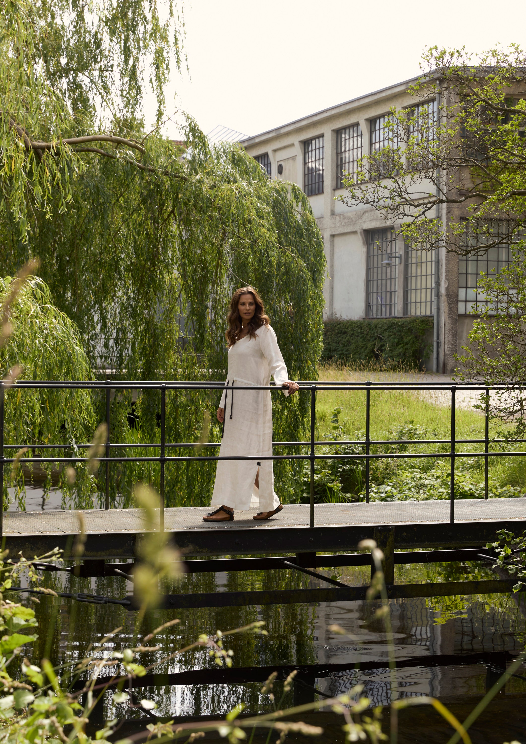 HENRIETTE STEFFENSEN COPENHAGEN MAXI KJOLE - 83004 KJOLER IVORY 888