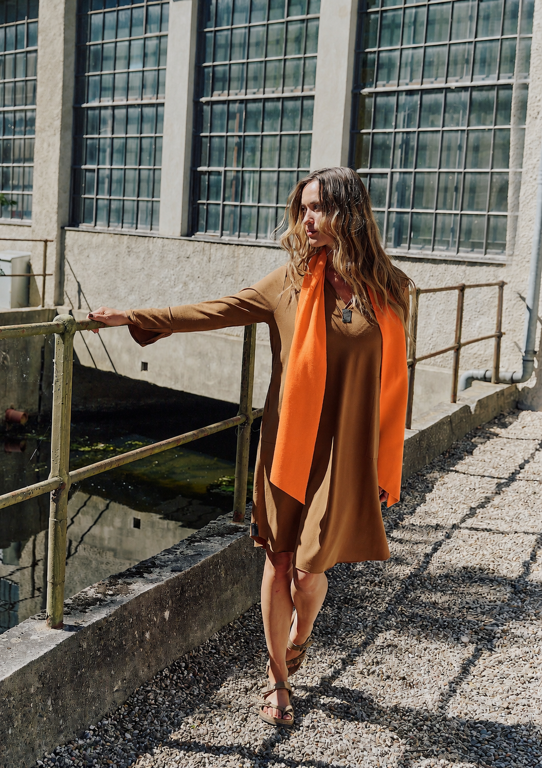 HENRIETTE STEFFENSEN COPENHAGEN MINI TØRKLÆDE - 5001 SCARFS ORANGE 773