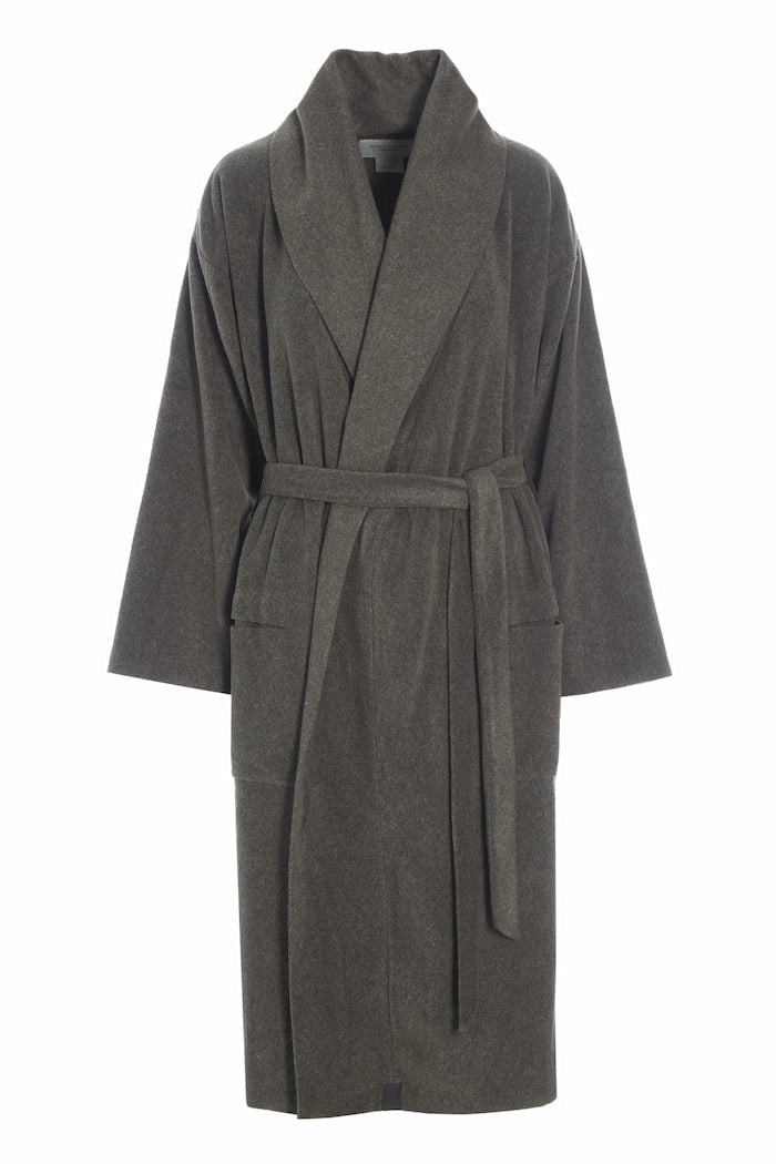 HENRIETTE STEFFENSEN COPENHAGEN MORGENKÅBE DAME MIDI - 7128 MIDI BATHROBES BARK 320