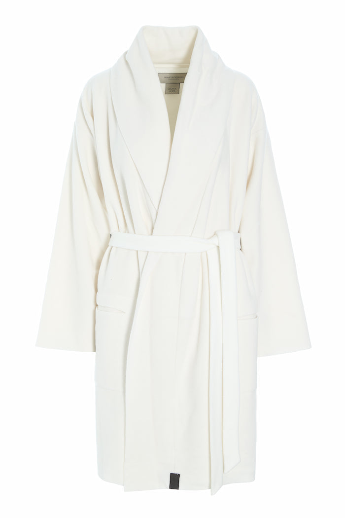 HENRIETTE STEFFENSEN COPENHAGEN MORGENKÅBE DAME MINI - 7128 MINI BATHROBES OFF WHITE 802