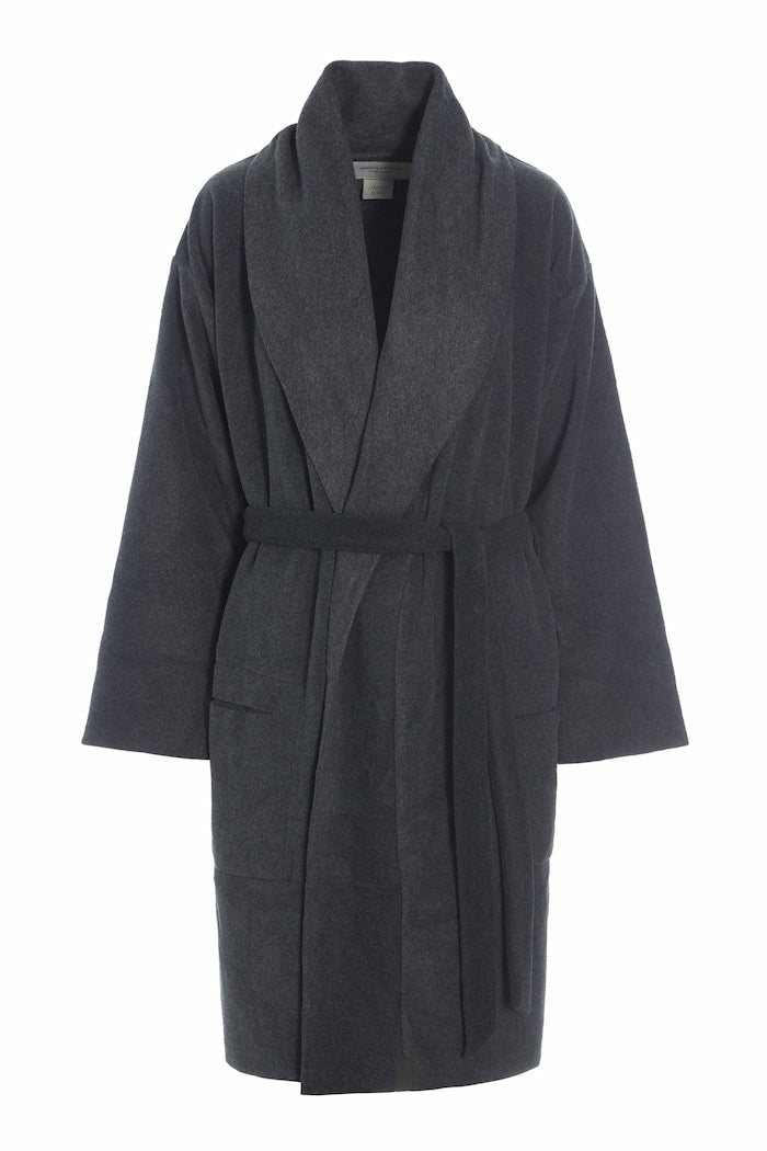 HENRIETTE STEFFENSEN COPENHAGEN MORGENKÅBE DAME MINI - 7128 MINI BATHROBES SOFT BLACK 914