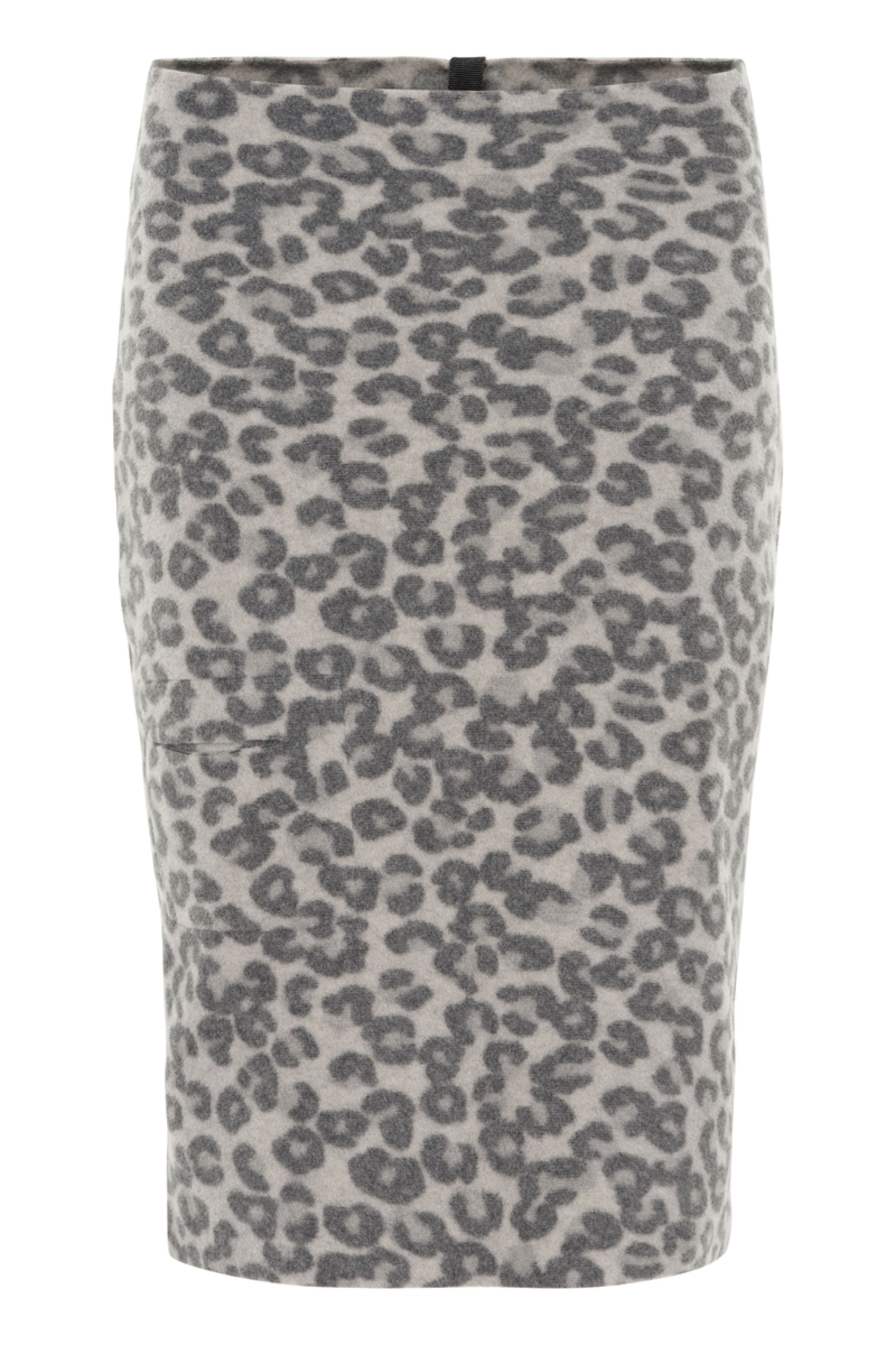 HENRIETTE STEFFENSEN COPENHAGEN NEDERDEL - 3220P NEDERDELE LEOPARD grey 105