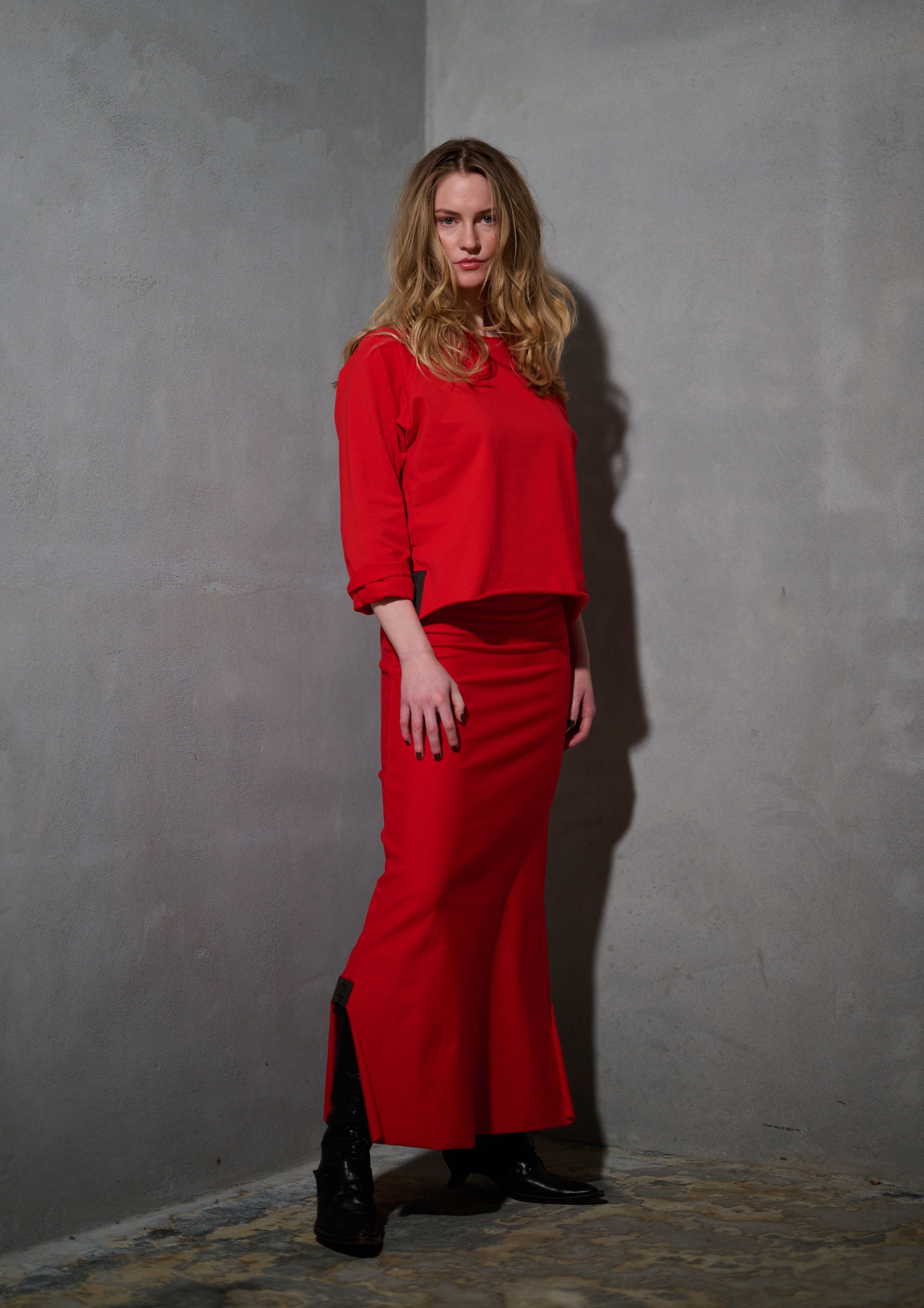 HENRIETTE STEFFENSEN COPENHAGEN NEDERDEL LANG - 73012 NEDERDELE TOMATO 845