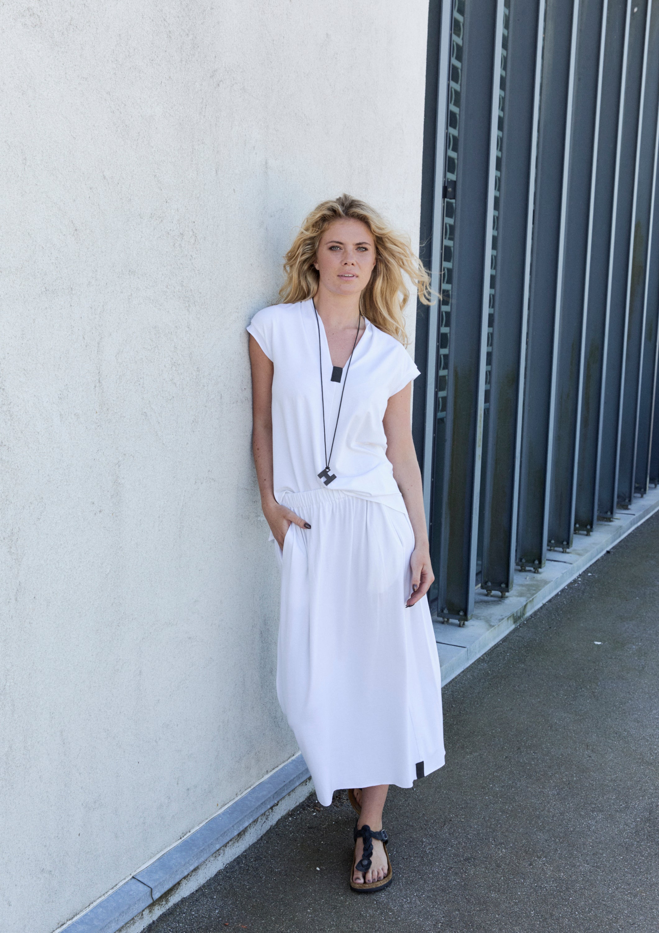 HENRIETTE STEFFENSEN COPENHAGEN NEDERDEL M/ LOMMER - 98065 NEDERDELE WHITE 816