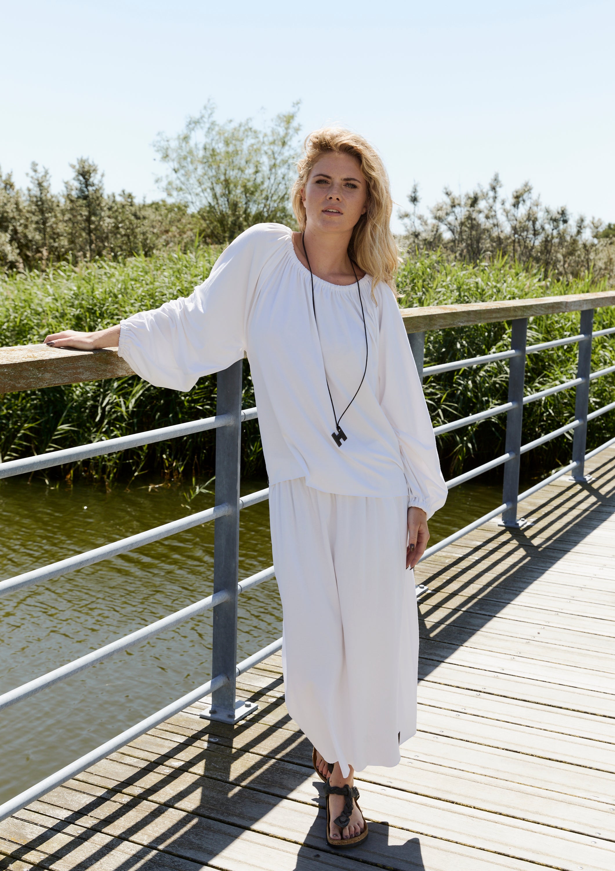 HENRIETTE STEFFENSEN COPENHAGEN NEDERDEL M/ LOMMER - 98065 NEDERDELE WHITE 816