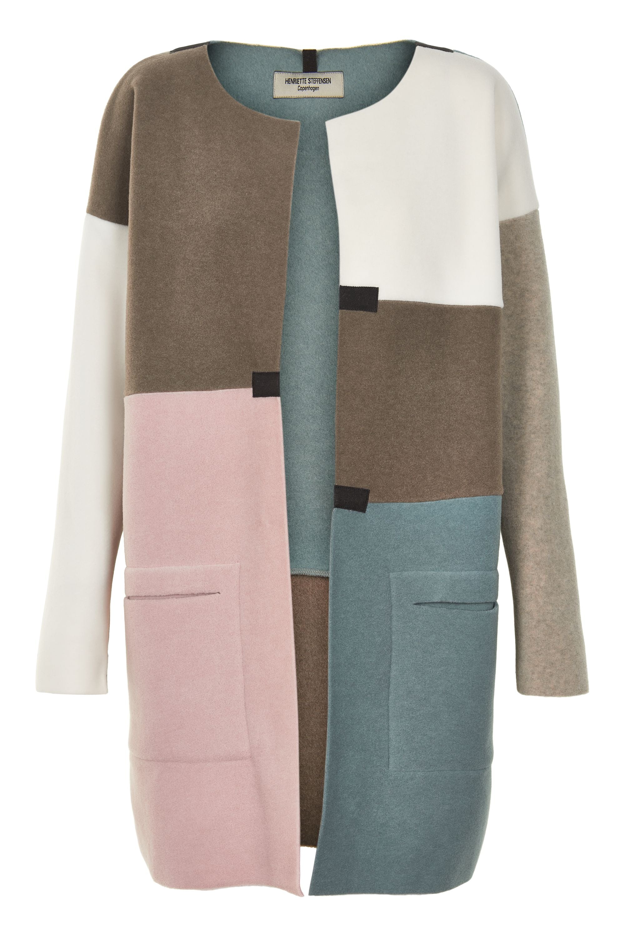 HENRIETTE STEFFENSEN COPENHAGEN NO WASTE CARDIGAN - 7116 CARDIGANS MULTICOLOR SS 109