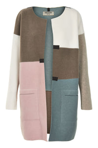 NO WASTE CARDIGAN - 7116 - MULTICOLOR SS