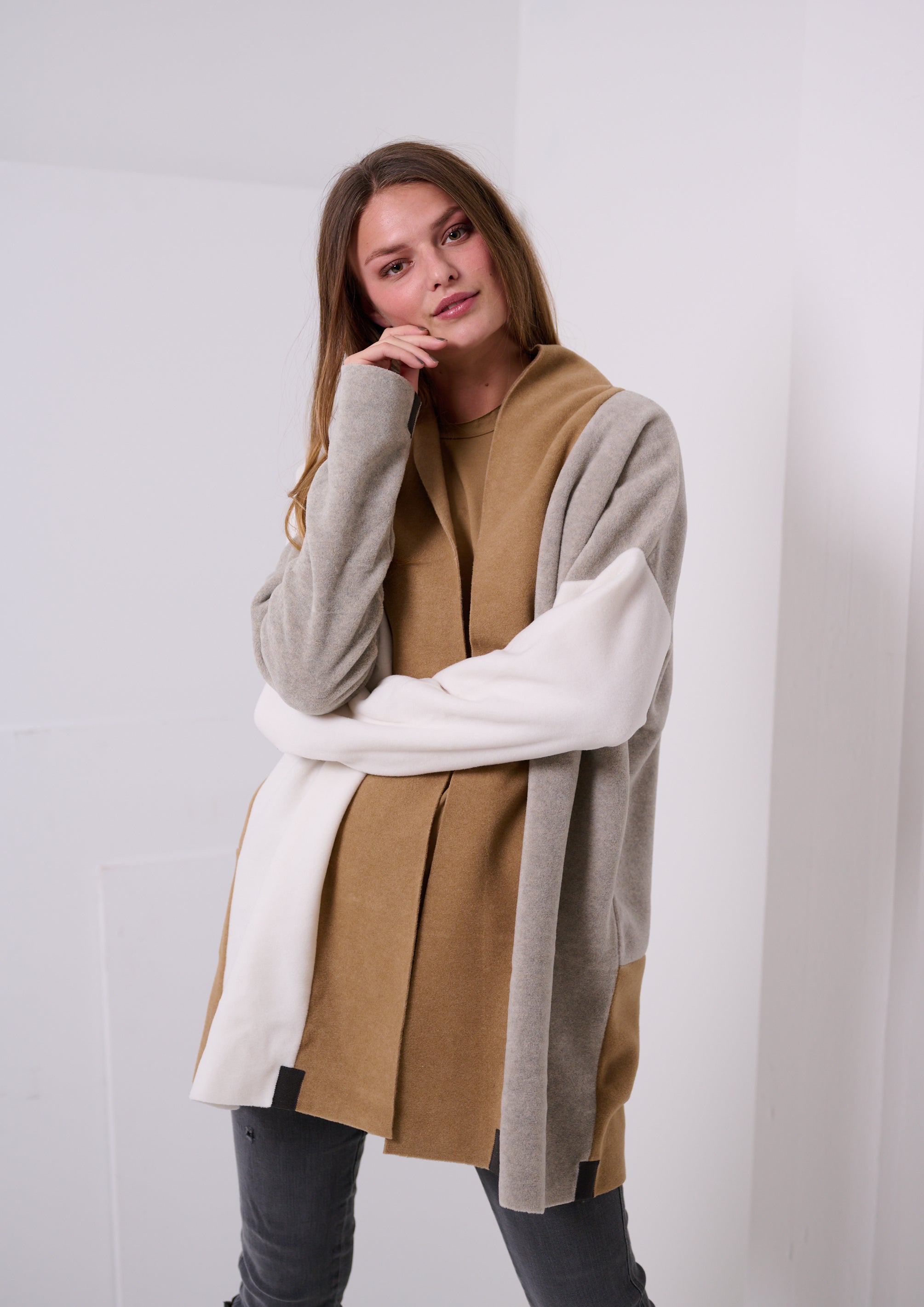 HENRIETTE STEFFENSEN COPENHAGEN NO WASTE CARDIGAN  - 7175 CARDIGANS BREEZE 812