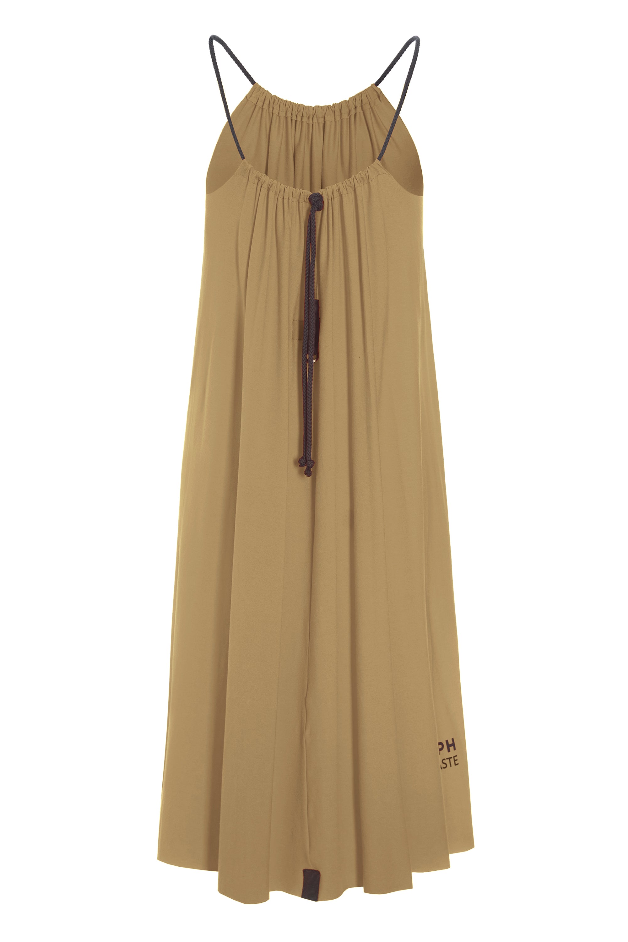 HENRIETTE STEFFENSEN COPENHAGEN NO WASTE STROP KJOLE - 98061NW KJOLER CAMEL 815