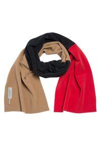 NO WASTE TØRKLÆDE - 4063NW - CAMEL/SOFT BLACK/RED
