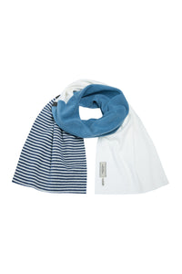 NO WASTE TØRKLÆDE - 4063NW - DUSTY BLUE/OW/BLUE STRIPE