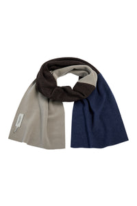 NO WASTE TØRKLÆDE - 4063NW - EVENING BLUE/CHOCOLATE/ELEPH