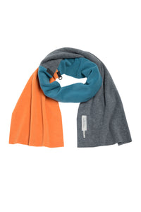 NO WASTE TØRKLÆDE - 4063NW - GREY/PETROL/SAFRAN