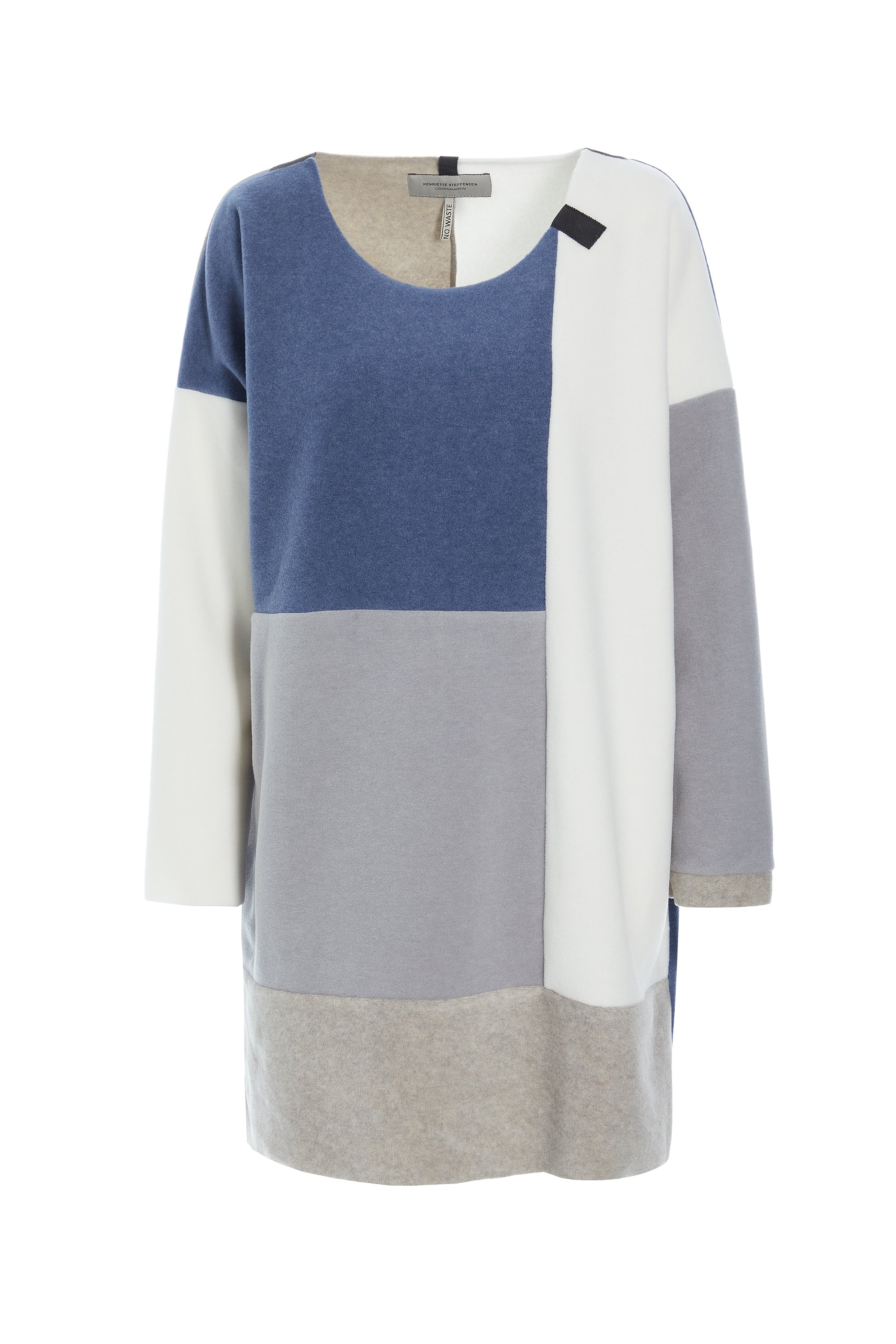HENRIETTE STEFFENSEN COPENHAGEN NO WASTE TUNIKA - 1322 TUNICS BLUE MIX 113