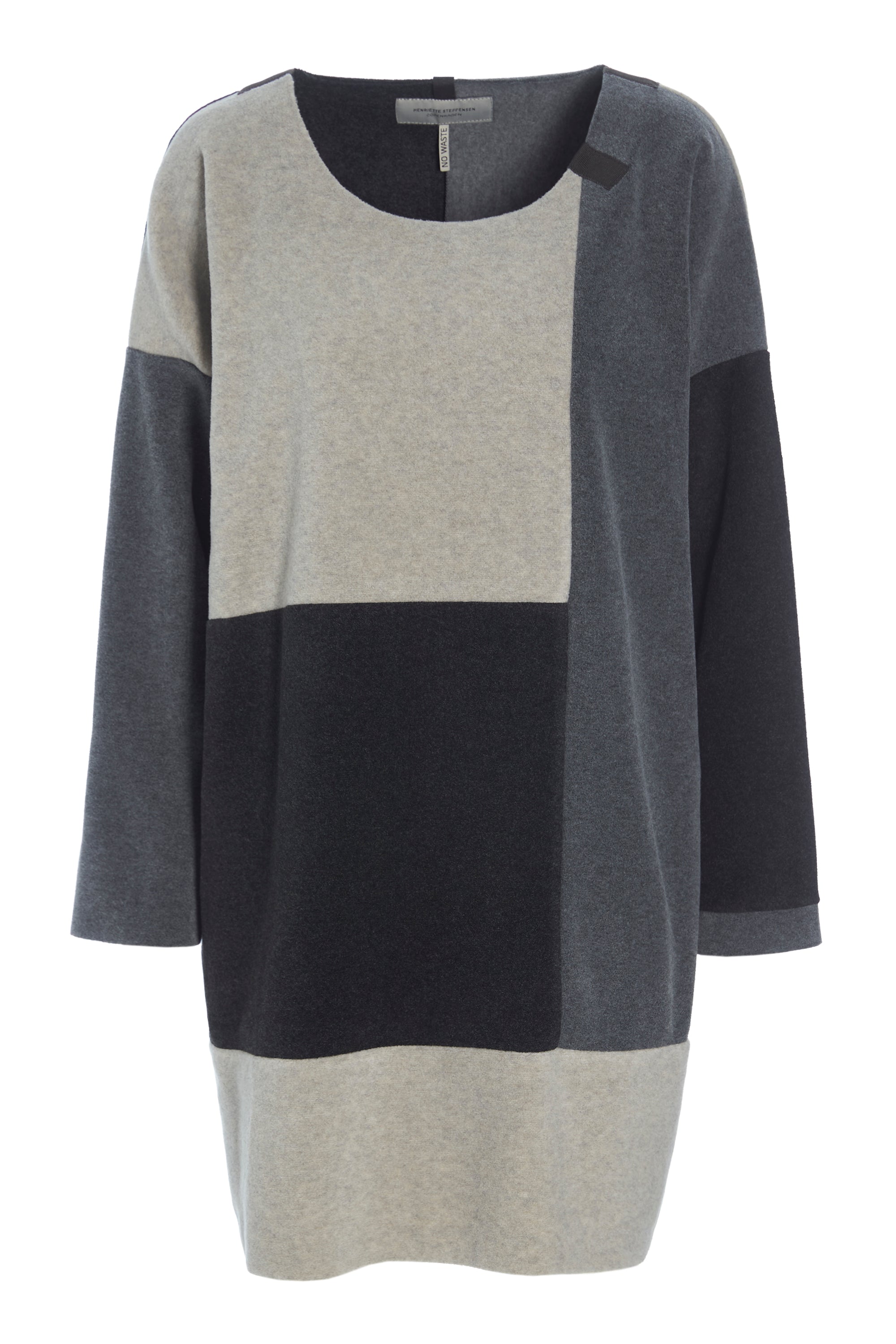 HENRIETTE STEFFENSEN COPENHAGEN NO WASTE TUNIKA - 1322 TUNICS GREY/SAND 644