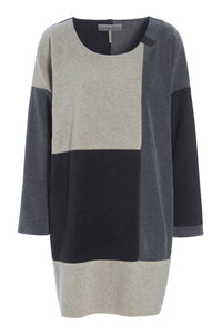 NO WASTE TUNIKA - 1322 - GREY/SAND