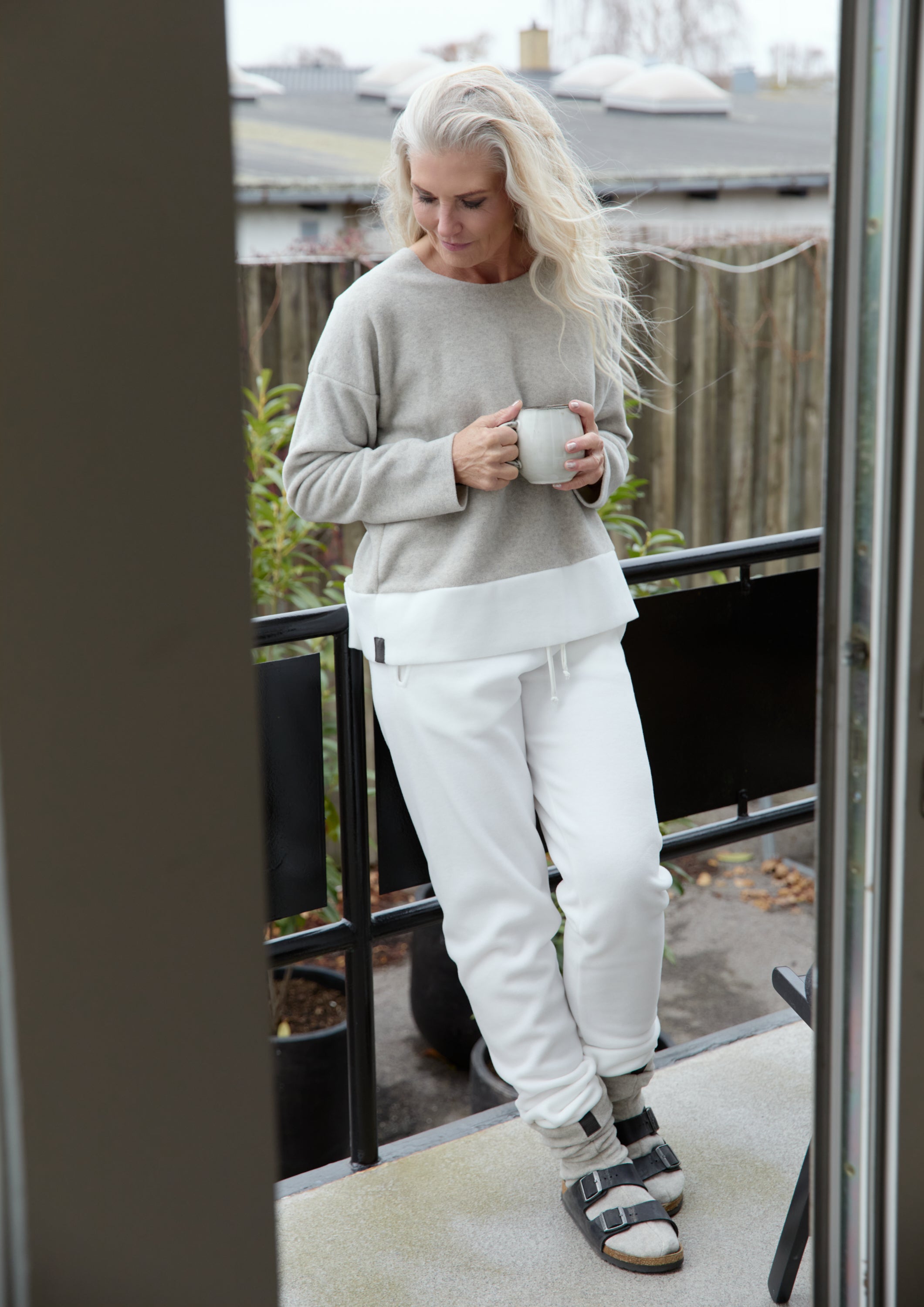 HENRIETTE STEFFENSEN COPENHAGEN ONE SIZE BLUSE KVINDER - 1335 BLOUSES & SWEATERS SAND/OFF WHITE 450