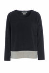 ONE SIZE BLUSE KVINDER - 1335 - SOFT BLACK/SAND