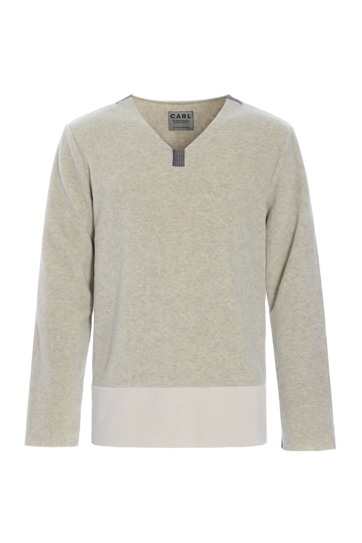 CARL BY STEFFENSEN COPENHAGEN ONE SIZE BLUSE MÆND - 1013C BLOUSES & SWEATERS SAND/KIT 988