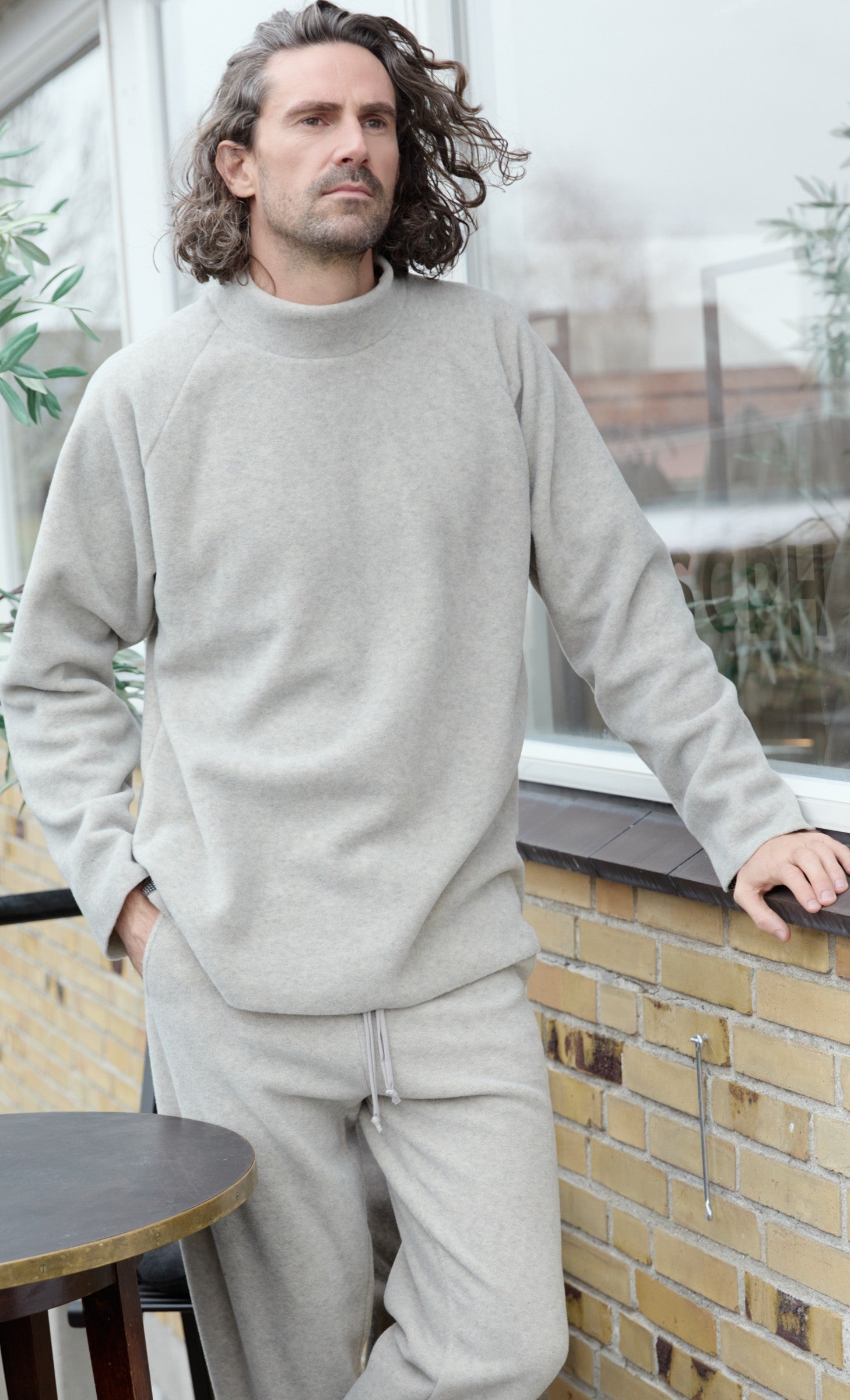 CARL BY STEFFENSEN COPENHAGEN ONE SIZE SWEATER MÆND - 1060C BLOUSES & SWEATERS SAND 805