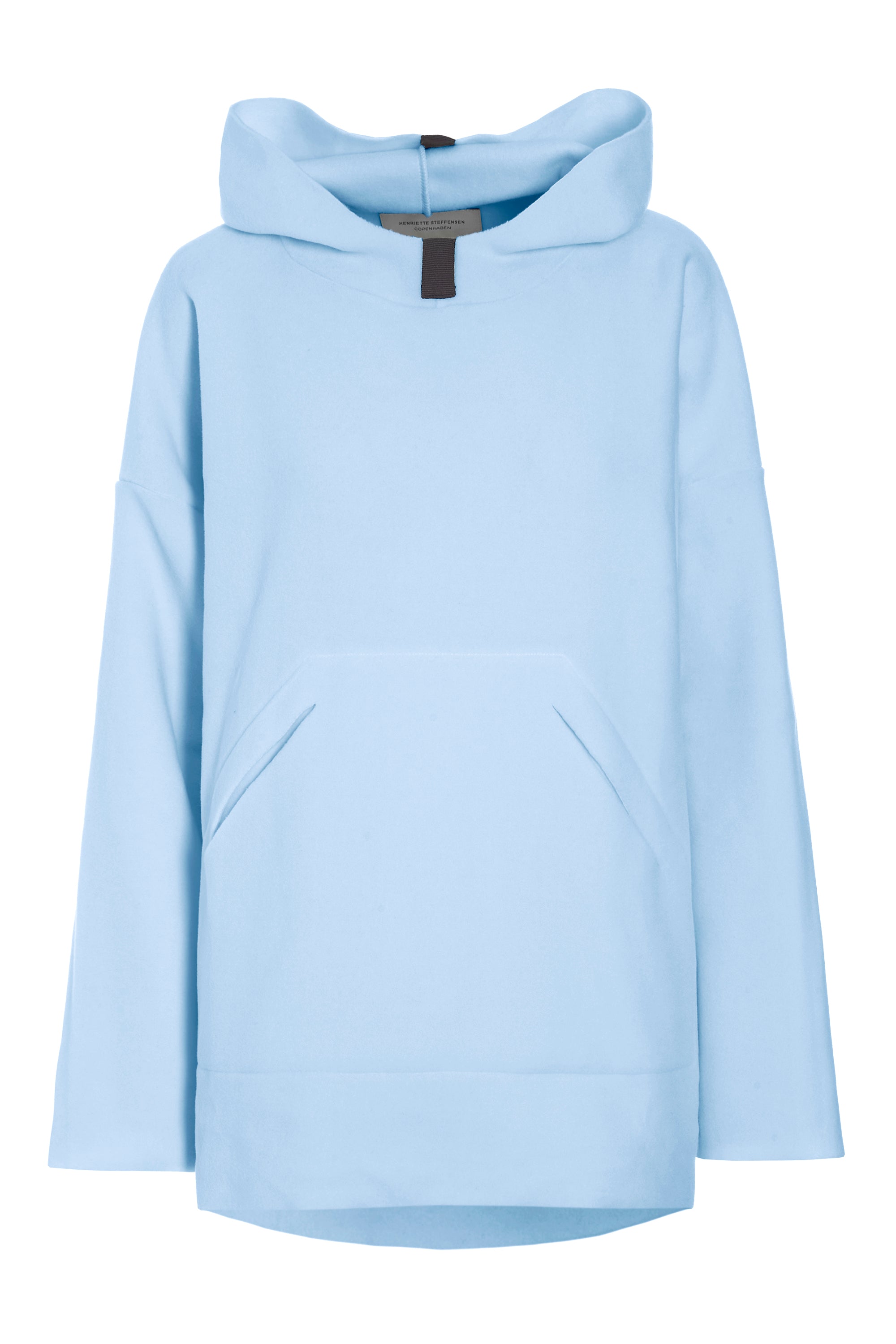 HENRIETTE STEFFENSEN COPENHAGEN OVERSIZE HÆTTETRØJE - 7160 HOODIES BABY BLUE 671