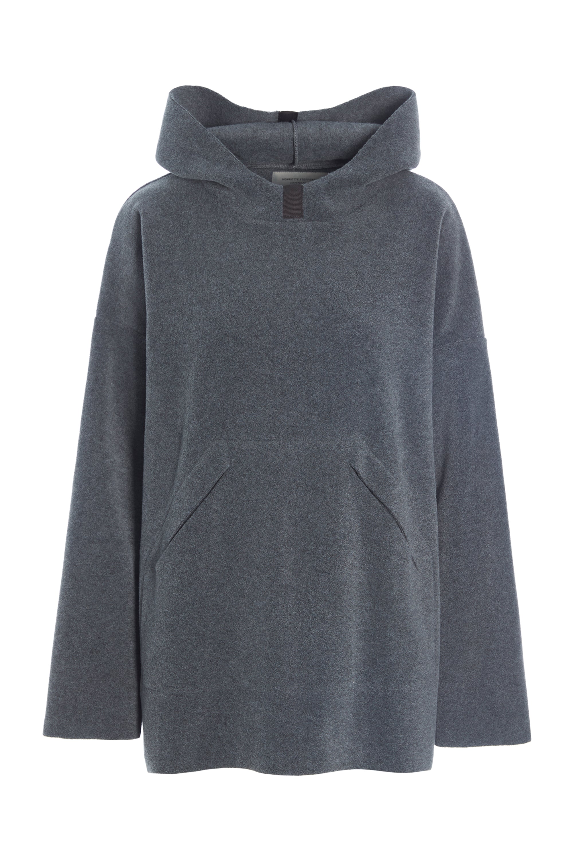 HENRIETTE STEFFENSEN COPENHAGEN OVERSIZE HÆTTETRØJE - 7160 HOODIES GREY 905