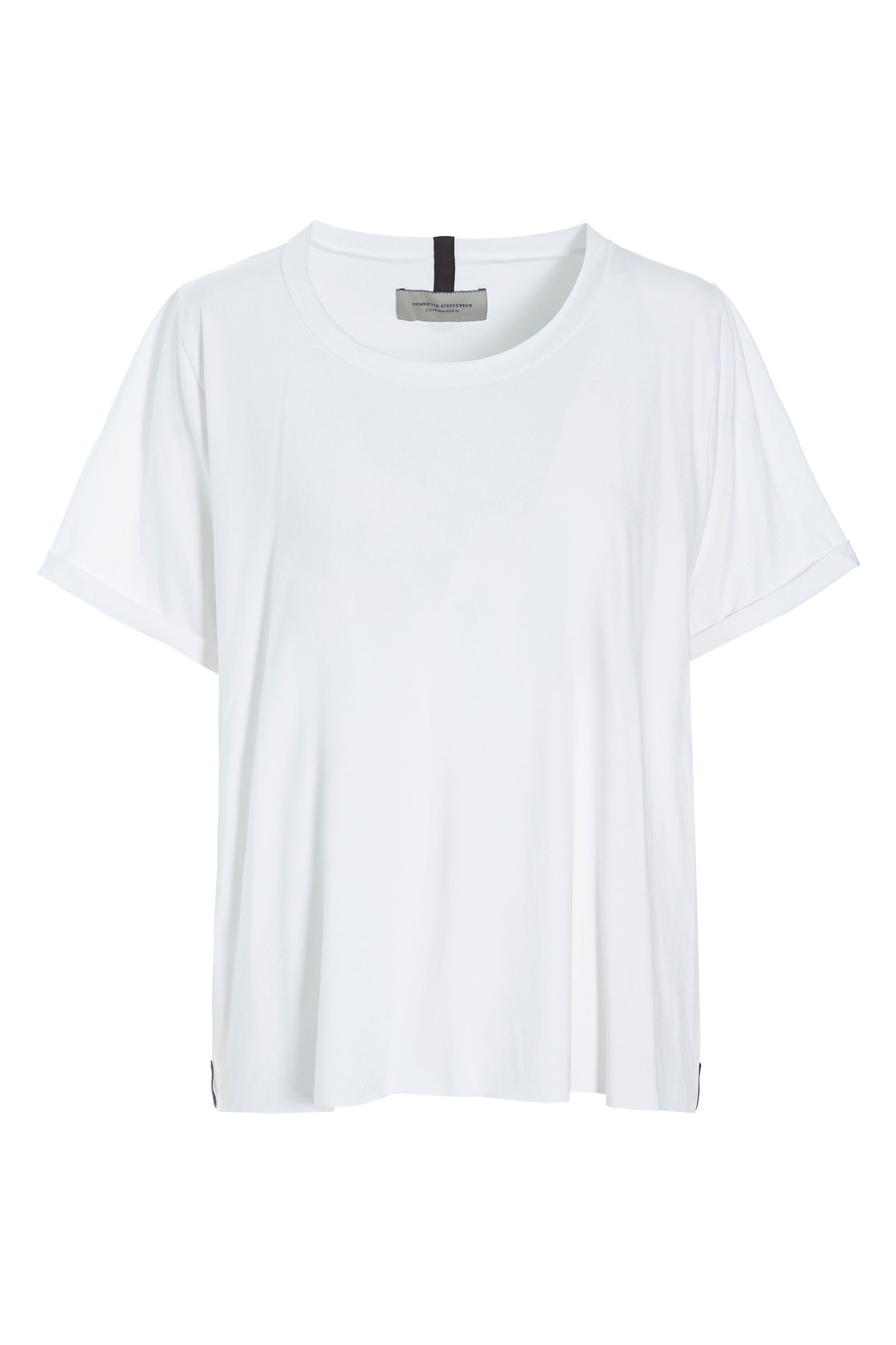 HENRIETTE STEFFENSEN COPENHAGEN OVERSIZE TEE - 96070 T-SHIRTS WHITE 816