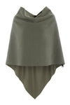 PONCHO - 4026 - DUSTY GREEN