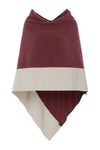 PONCHO 2 FARVET - 4068 - BORDEAUX/KIT