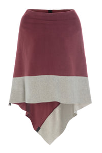 PONCHO 2 FARVET - 4068 - WINE/SAND