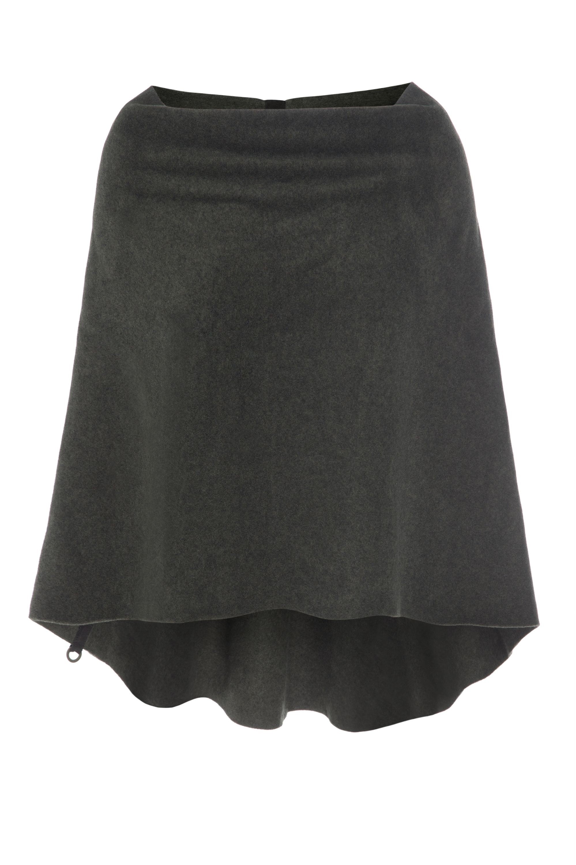 HENRIETTE STEFFENSEN COPENHAGEN PONCHO MED RUND BUNDKANT - 4062 PONCHOS FORREST 600
