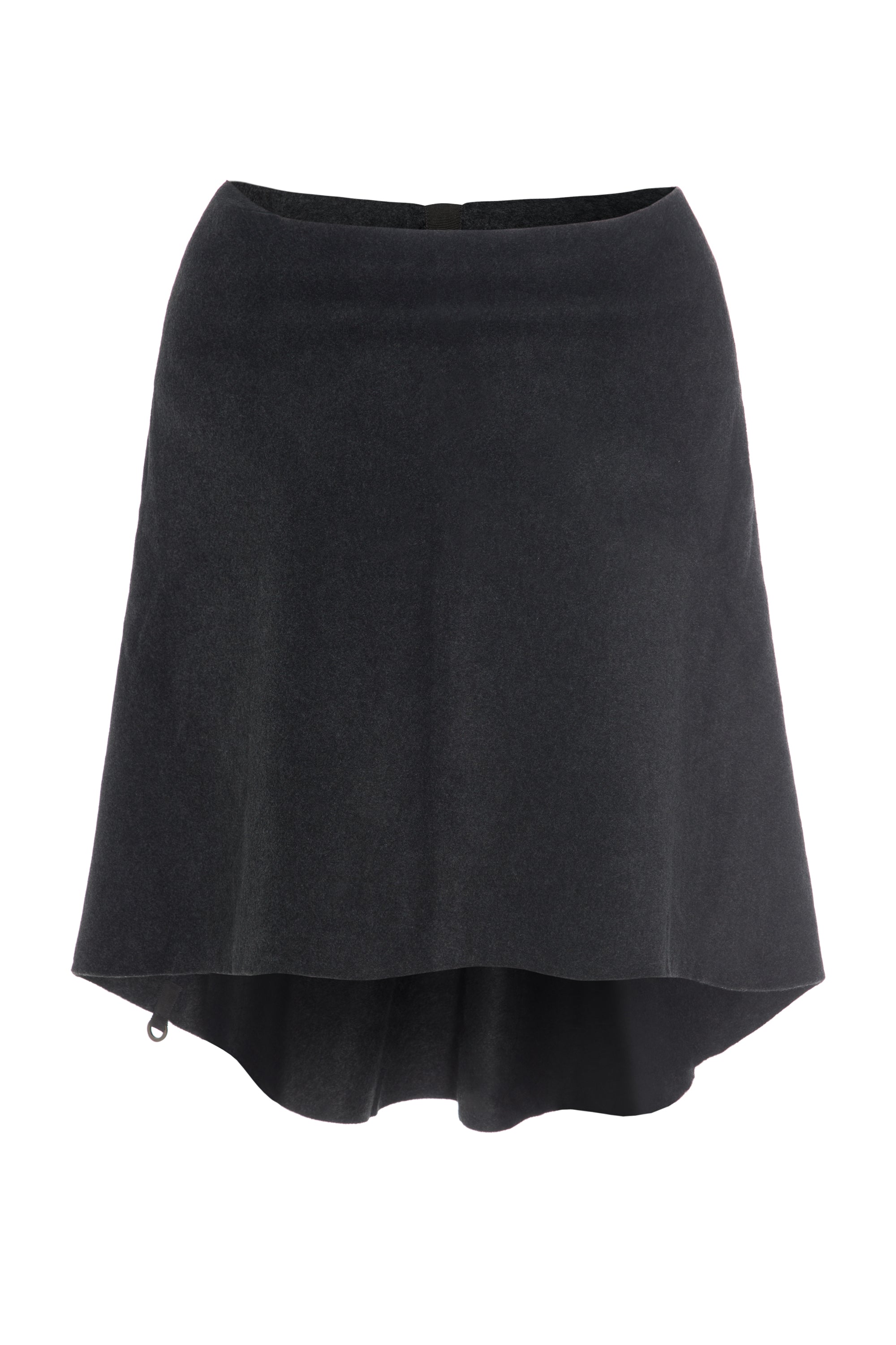 HENRIETTE STEFFENSEN COPENHAGEN PONCHO MED RUND BUNDKANT - 4062 PONCHOS SOFT BLACK 914