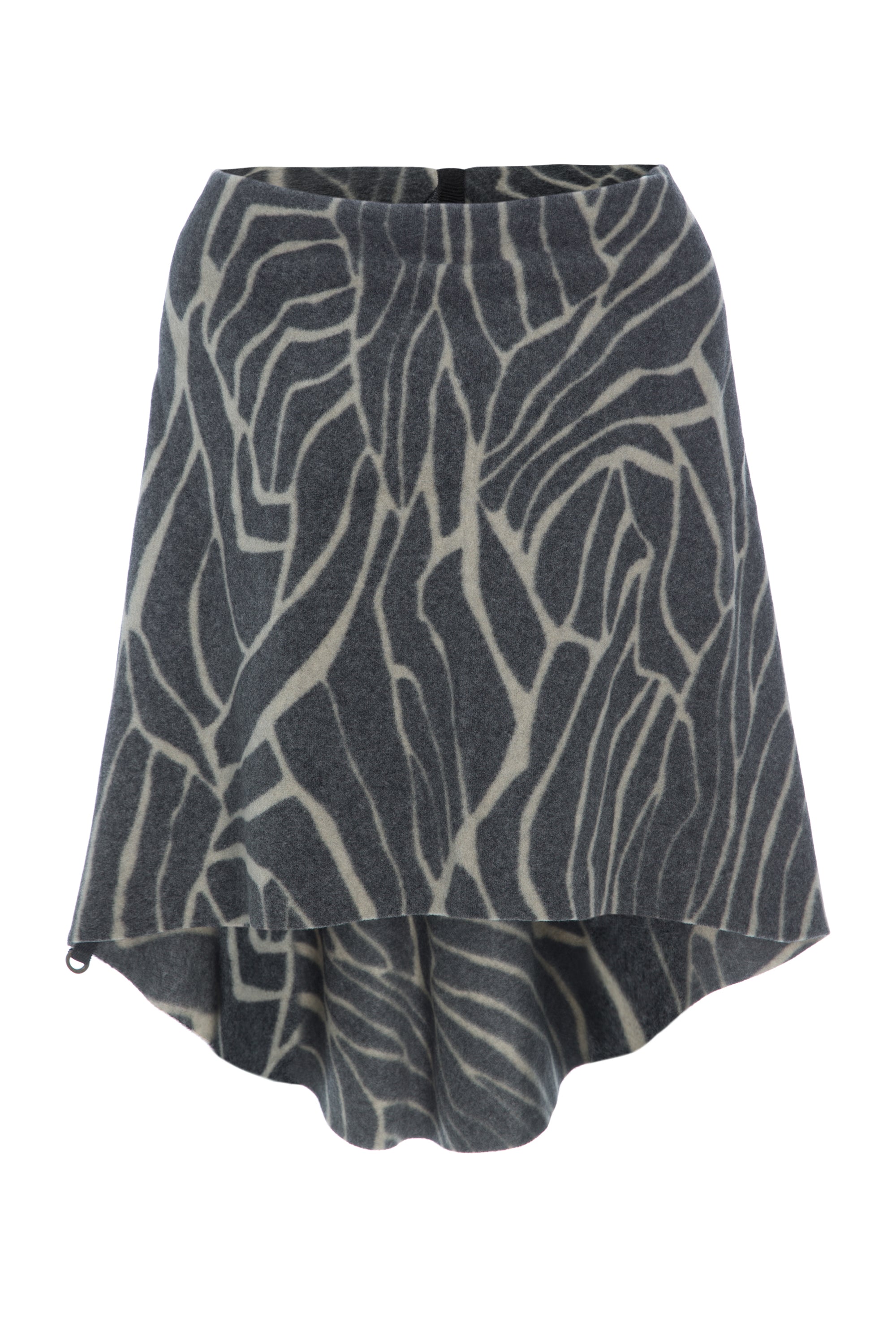 HENRIETTE STEFFENSEN COPENHAGEN PONCHO MED RUND BUNDKANT - 4062P PONCHOS LEAVES