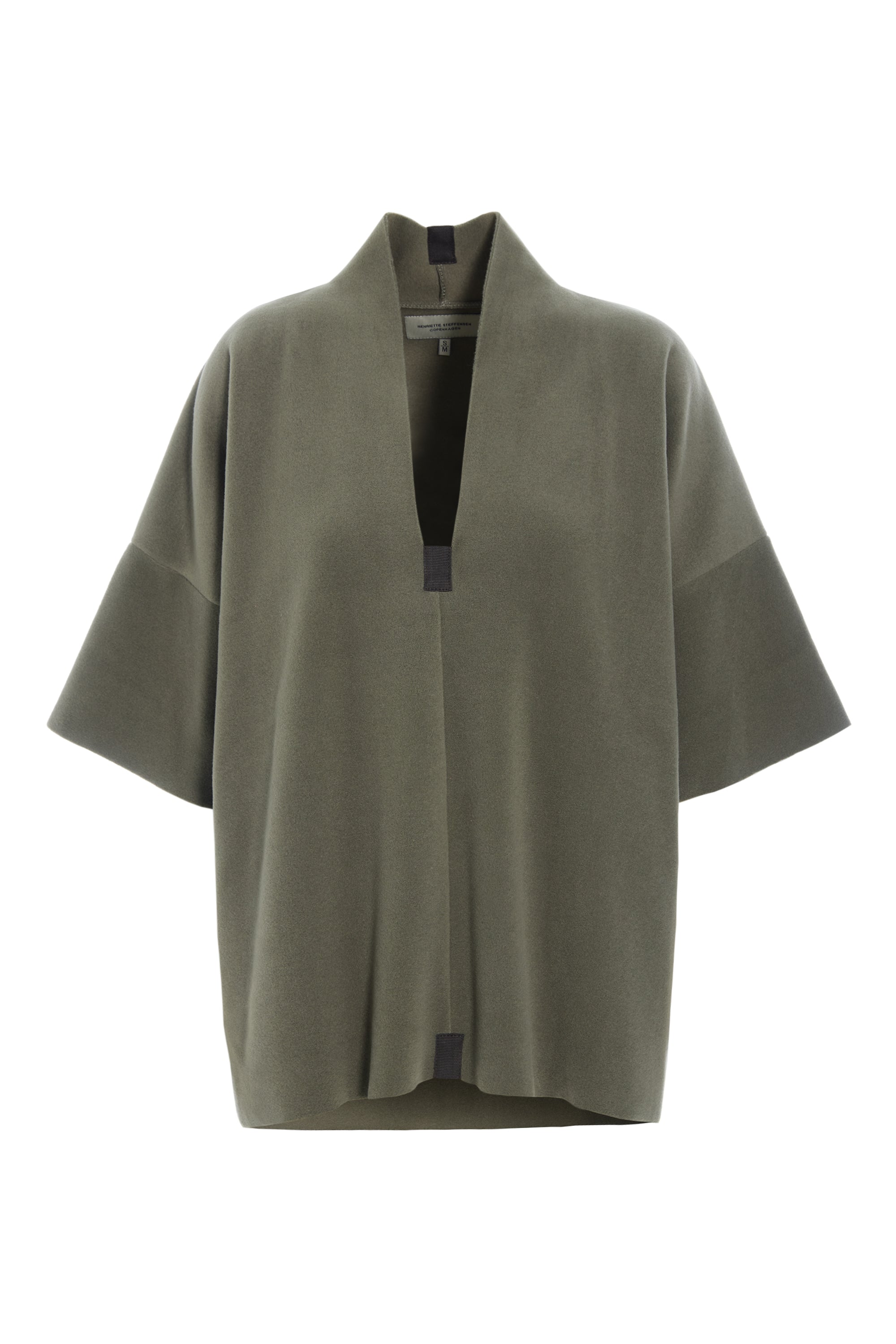 HENRIETTE STEFFENSEN COPENHAGEN PULLOVER - 1361 BLUSER DUSTY GREEN 609