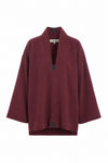 PULLOVER - 1370 - BORDEAUX