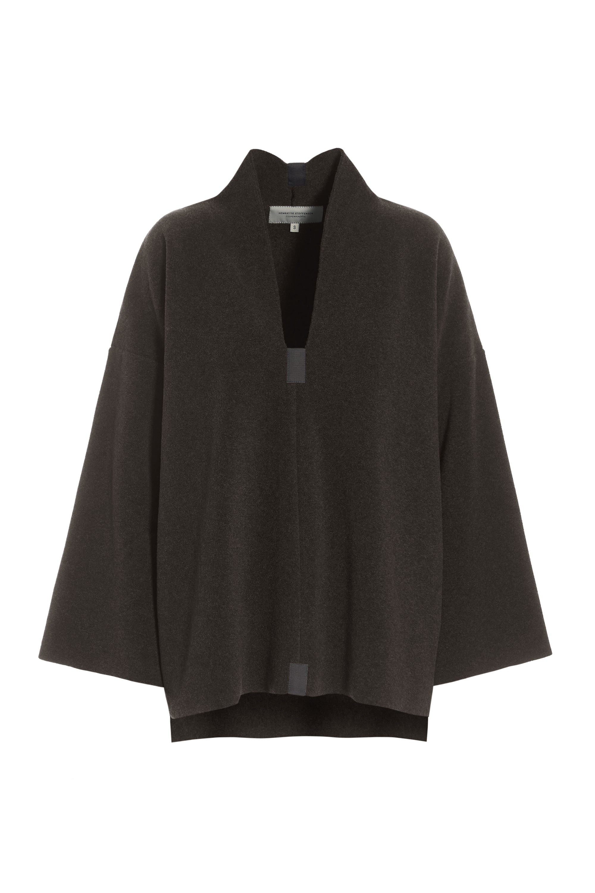 HENRIETTE STEFFENSEN COPENHAGEN PULLOVER - 1370 BLUSER CHOCOLATE 844