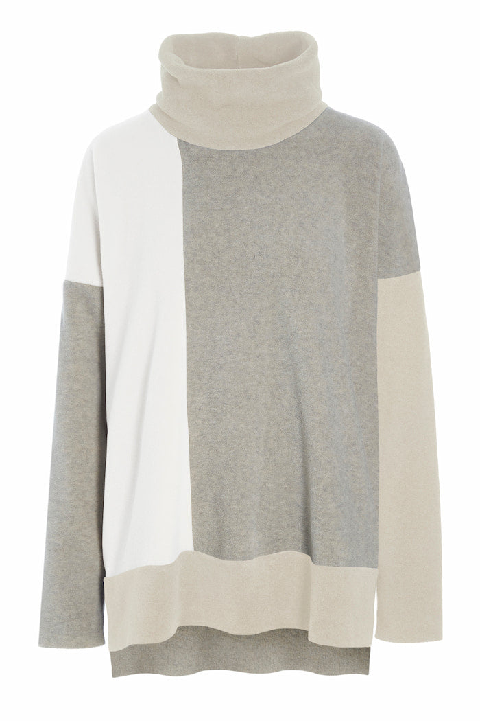 HENRIETTE STEFFENSEN COPENHAGEN PULLOVER PATCH - 1380 BLUSER KIT/SAND/OFF WHITE 439