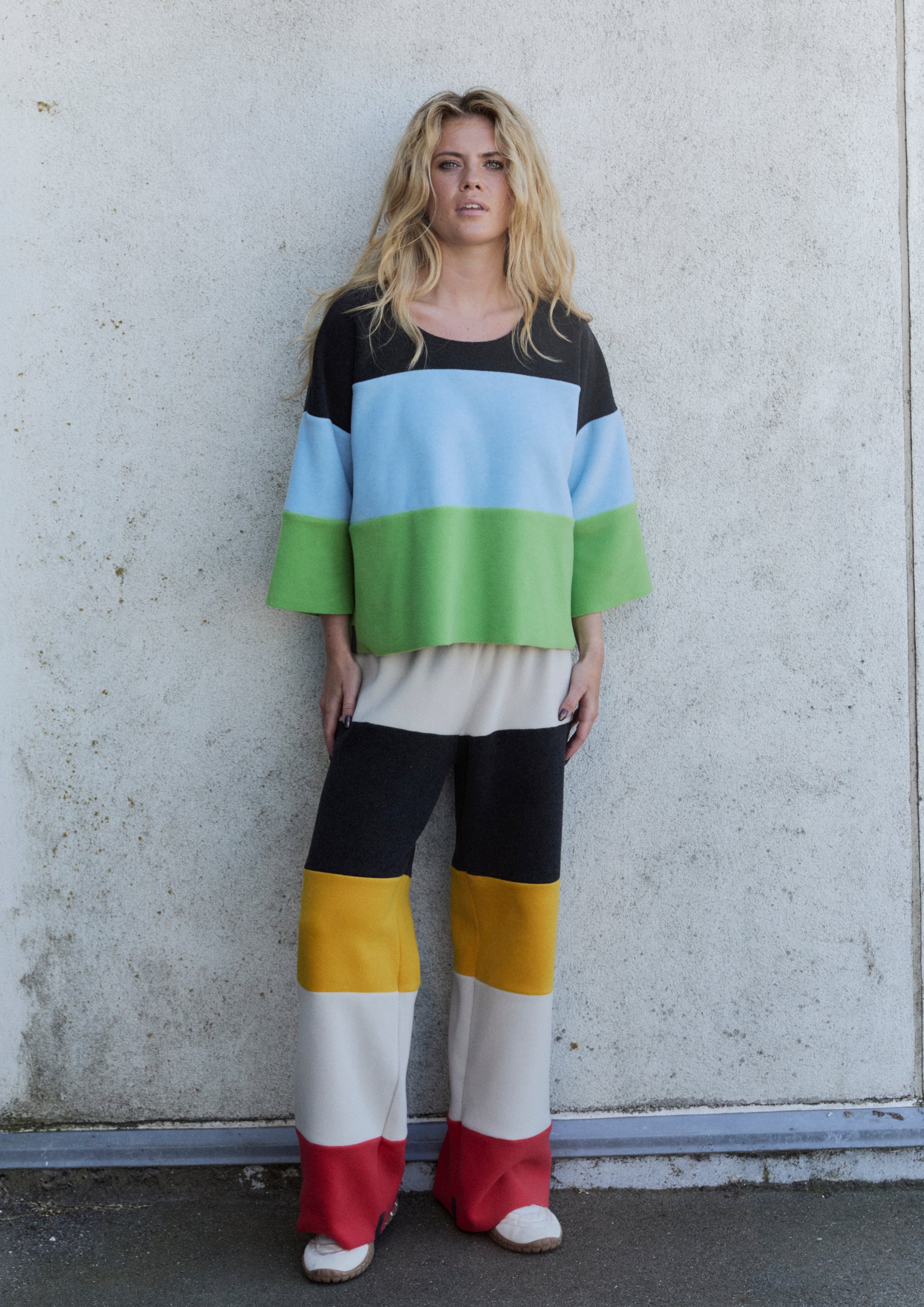 HENRIETTE STEFFENSEN COPENHAGEN RAINBOW FLARE BUKSER - 2121 BUKSER RAINBOW 899