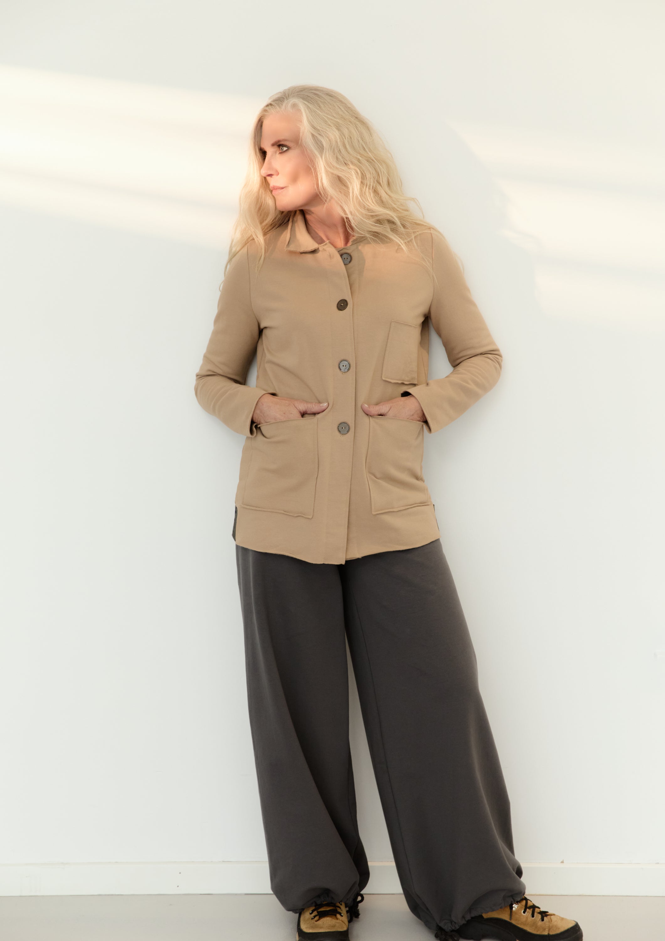 HENRIETTE STEFFENSEN COPENHAGEN SAFARI JAKKE - 77004 CARDIGANS CAMEL 815