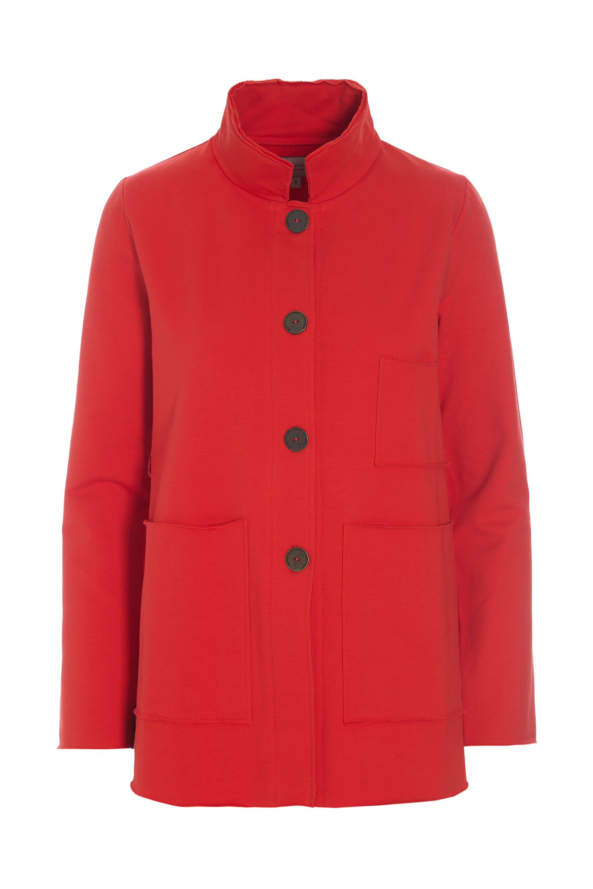 HENRIETTE STEFFENSEN COPENHAGEN SAFARI JAKKE - 77004 CARDIGANS TOMATO 845
