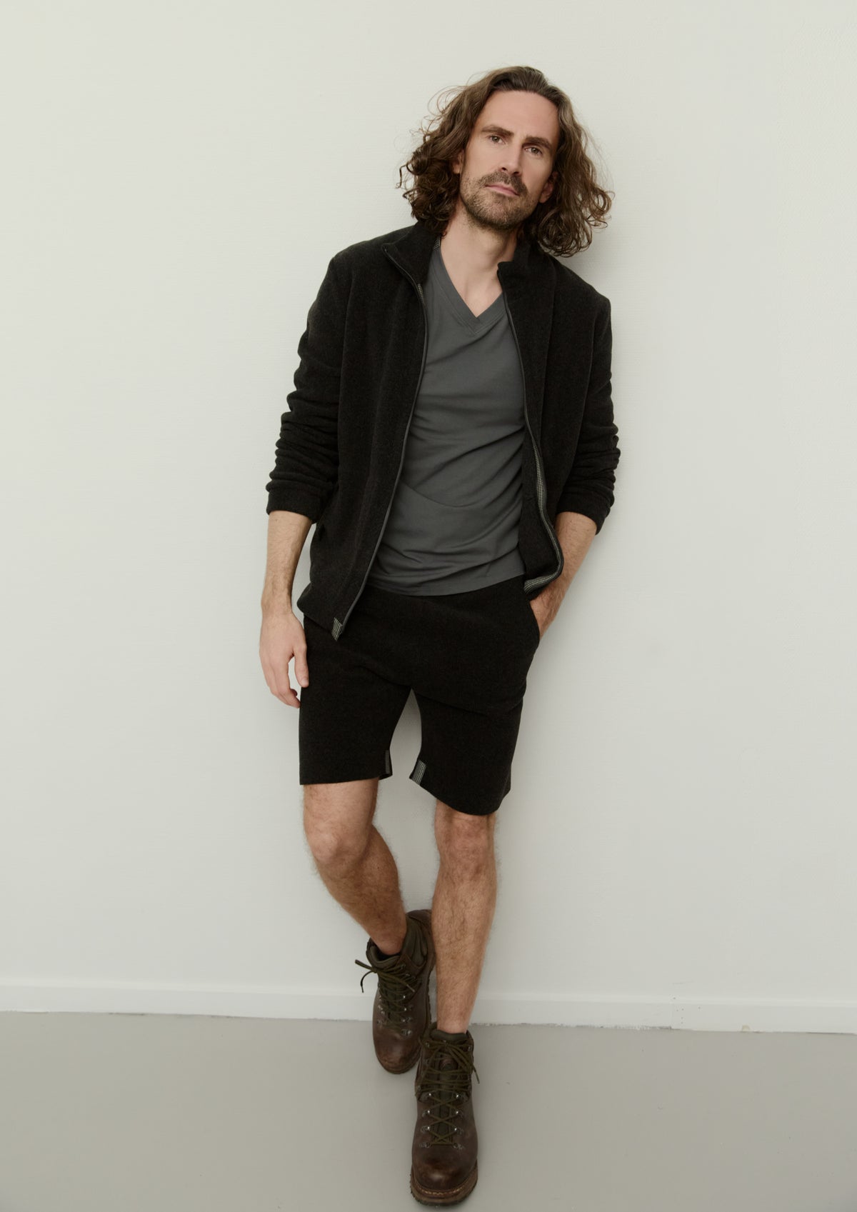CARL BY STEFFENSEN COPENHAGEN SHORTS - 1011C BUKSER SOFT BLACK 914
