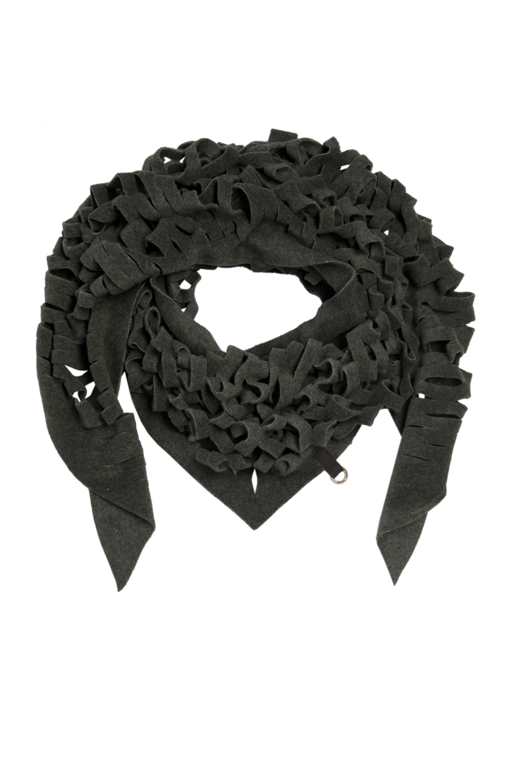 HENRIETTE STEFFENSEN COPENHAGEN SJAL MED SPECIAL KLIPPE EFFEKT - 4064 SCARFS FORREST 600