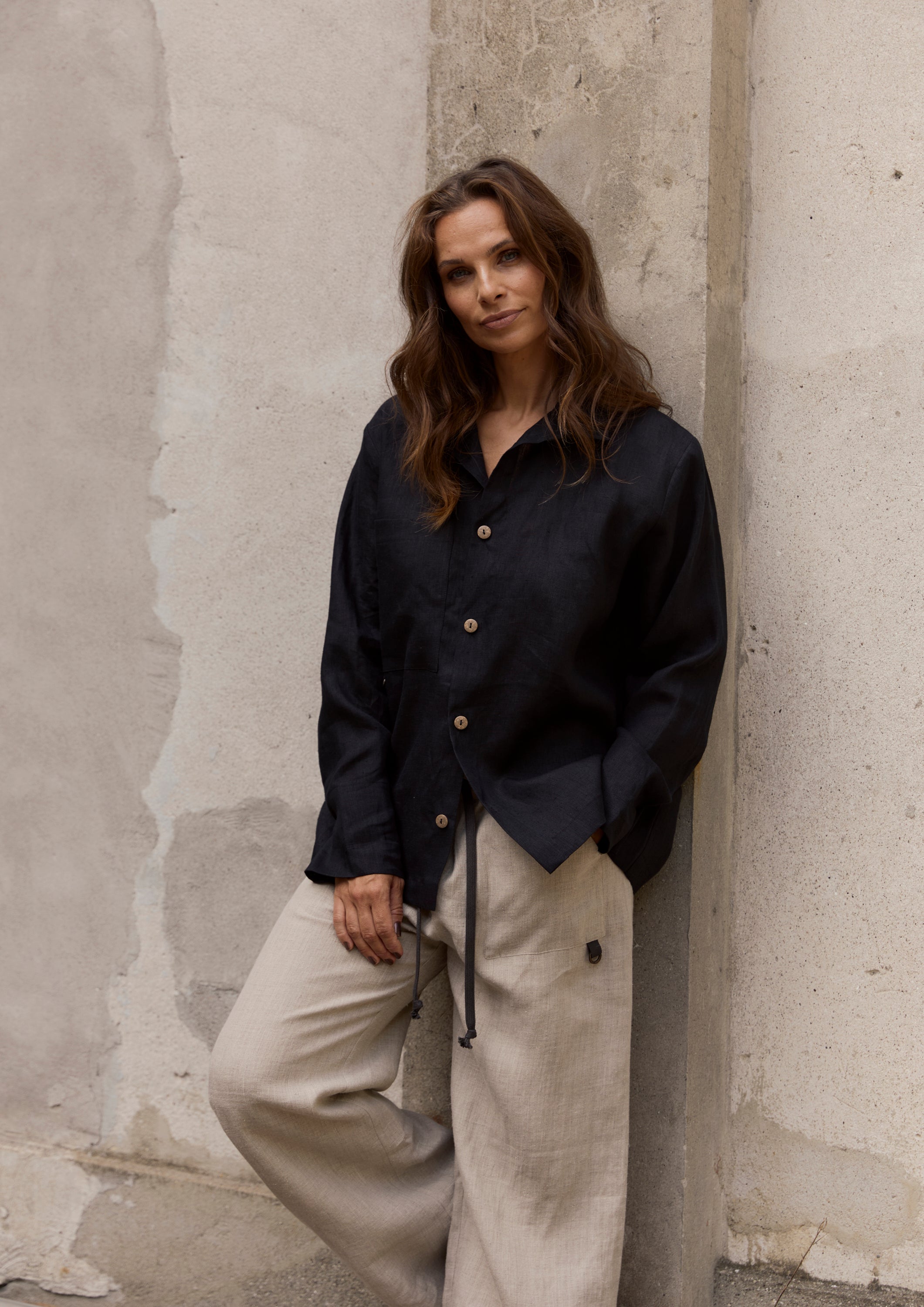 HENRIETTE STEFFENSEN COPENHAGEN SKJORTE - 81000 SKJORTE BLACK 900