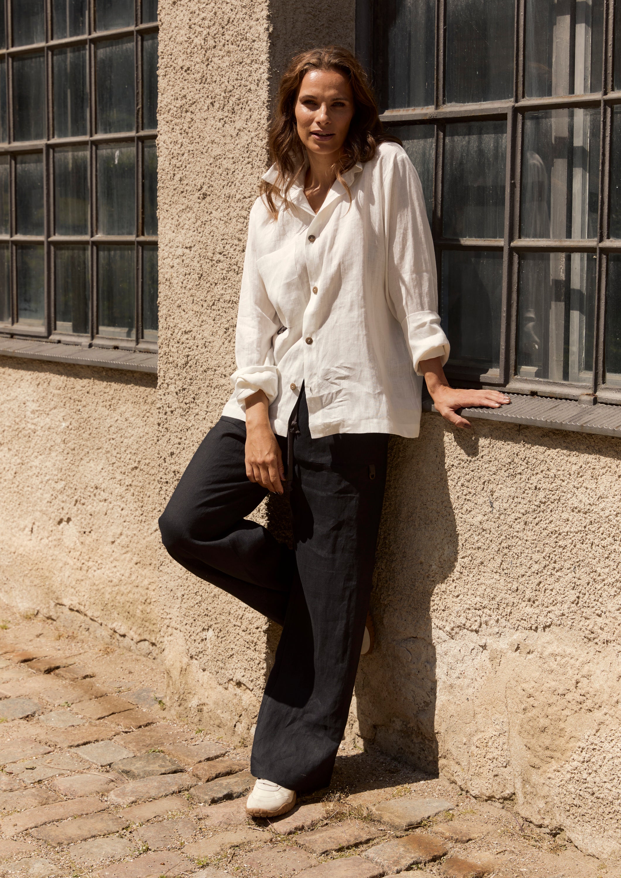 HENRIETTE STEFFENSEN COPENHAGEN SKJORTE - 81000 SKJORTE IVORY 888