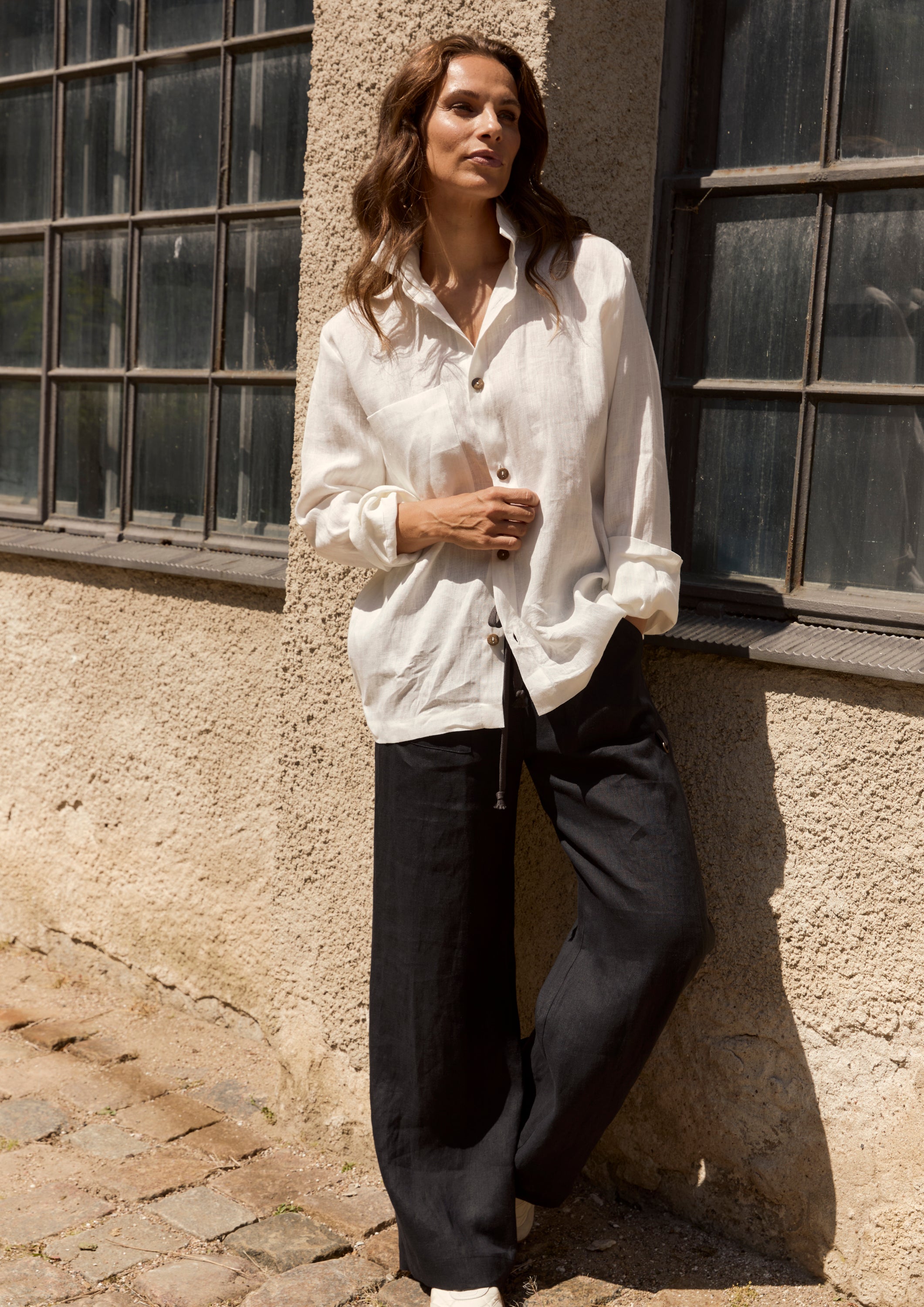 HENRIETTE STEFFENSEN COPENHAGEN SKJORTE - 81000 SKJORTE IVORY 888