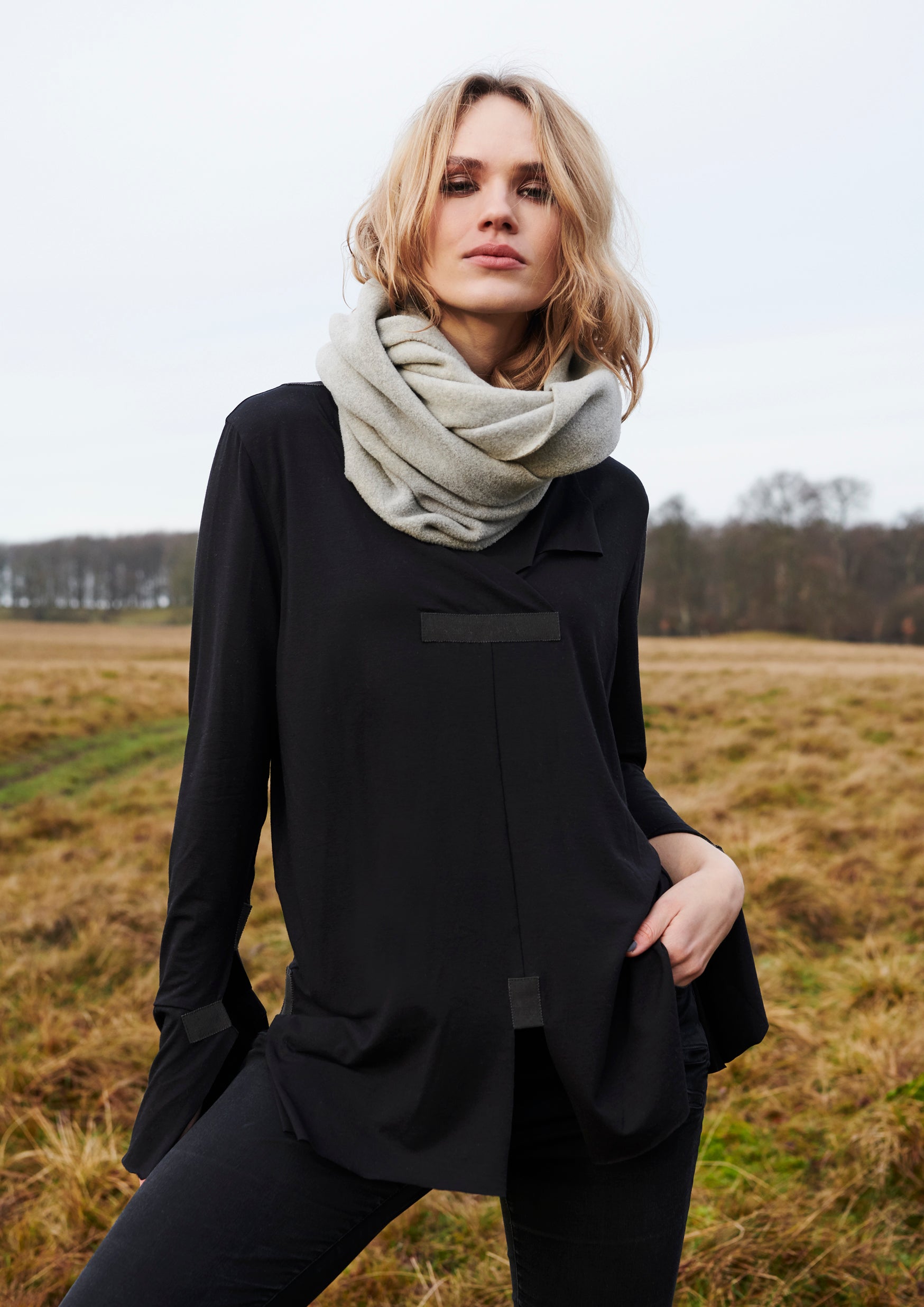 HENRIETTE STEFFENSEN COPENHAGEN SKJORTE - 96006 BLOUSES & SWEATERS BLACK 900