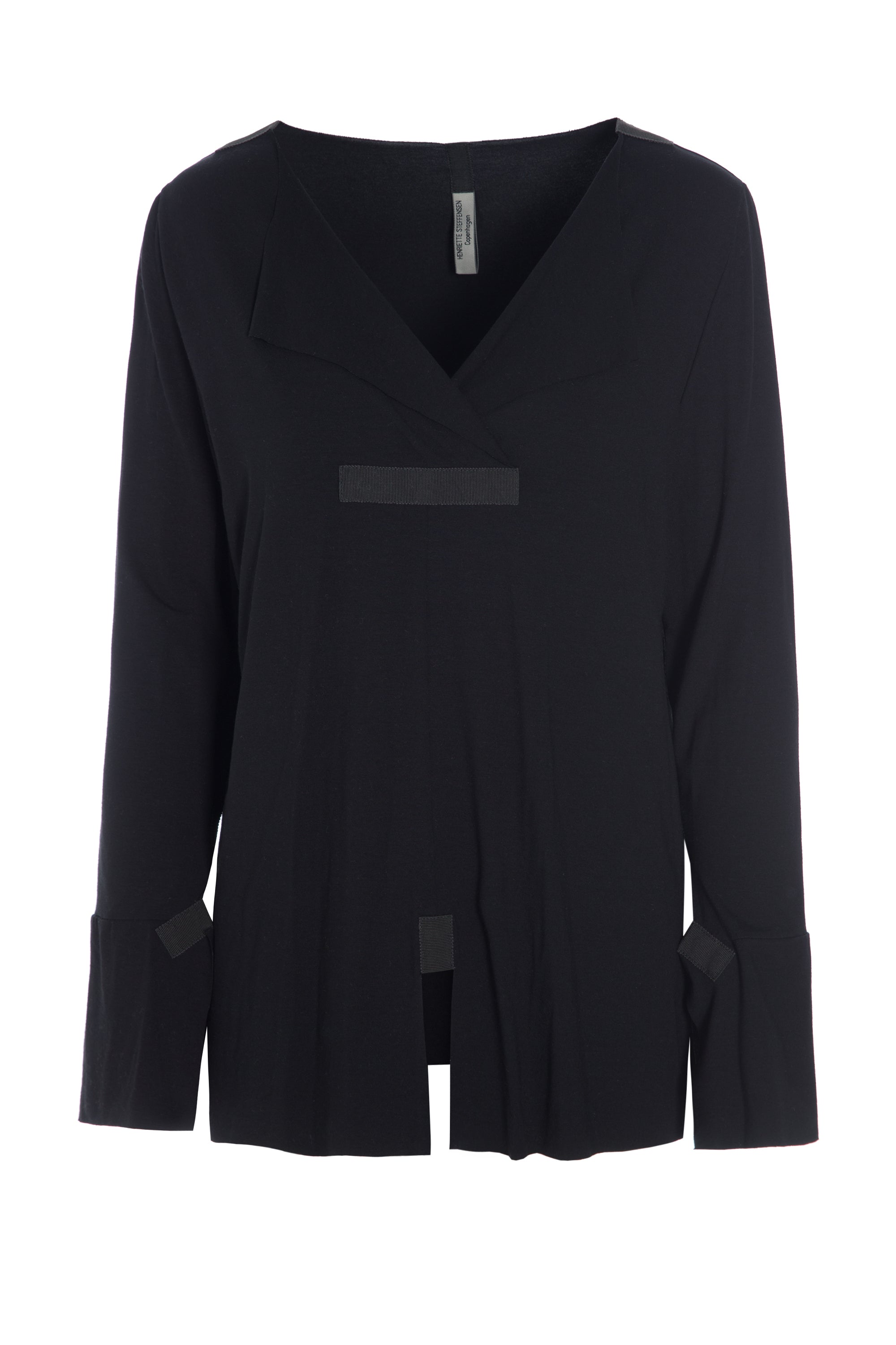 HENRIETTE STEFFENSEN COPENHAGEN SKJORTE - 96006 BLOUSES & SWEATERS BLACK 900