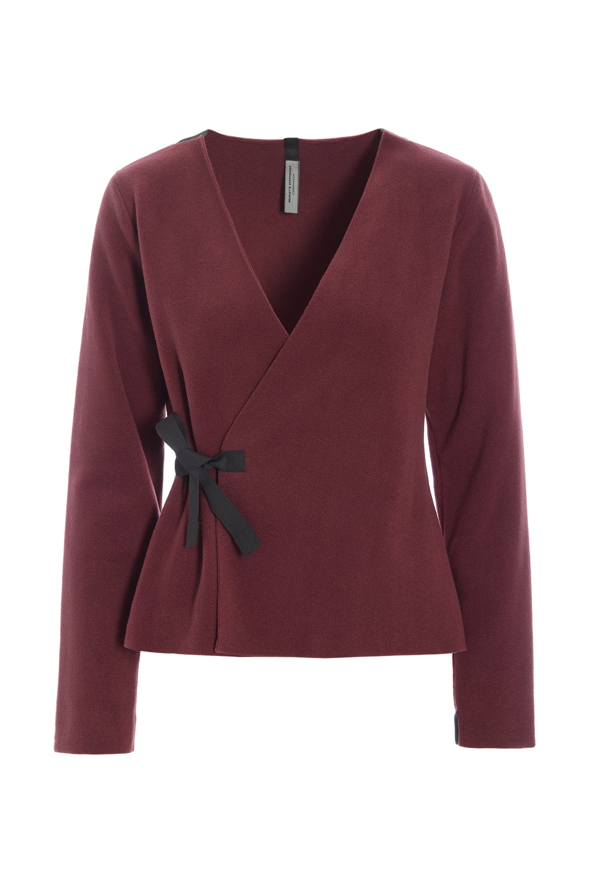HENRIETTE STEFFENSEN COPENHAGEN SLÅ- OM- BLUSE - 1418 BLUSER BORDEAUX 474