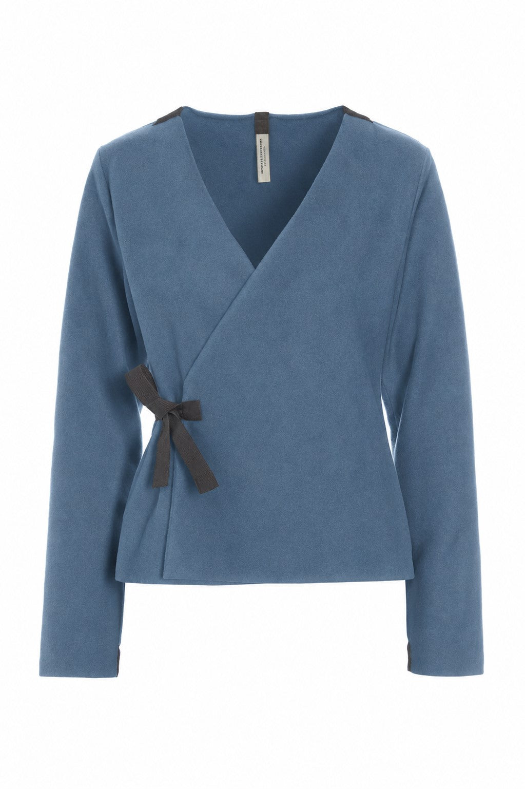 HENRIETTE STEFFENSEN COPENHAGEN SLÅ- OM- BLUSE - 1418 BLUSER DUSTY BLUE 794